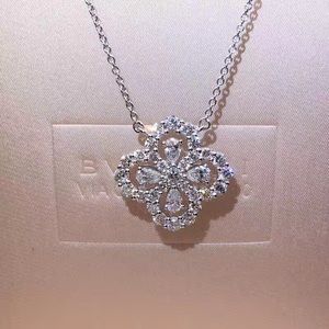 Diamond loop pendant